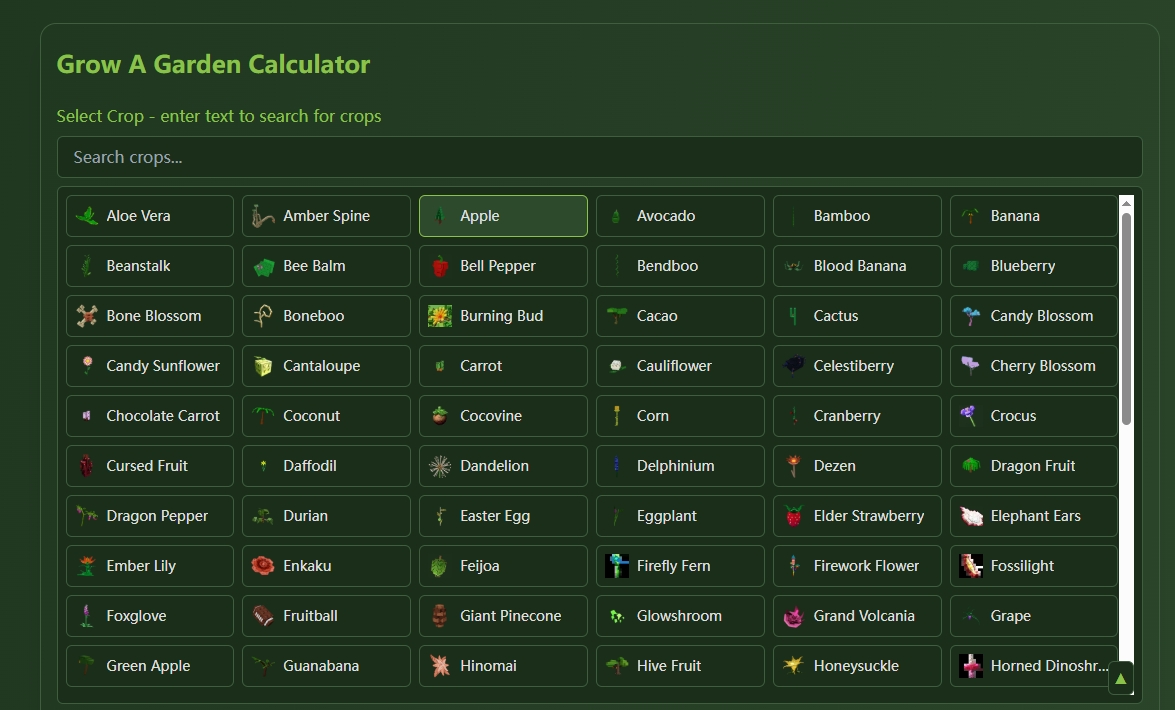 Grow A Garden Calculator thumbnail 2