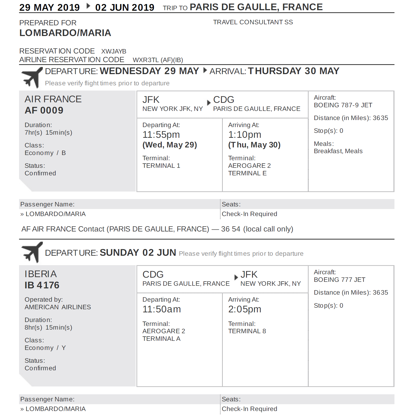 dummy flight ticket - Image 1