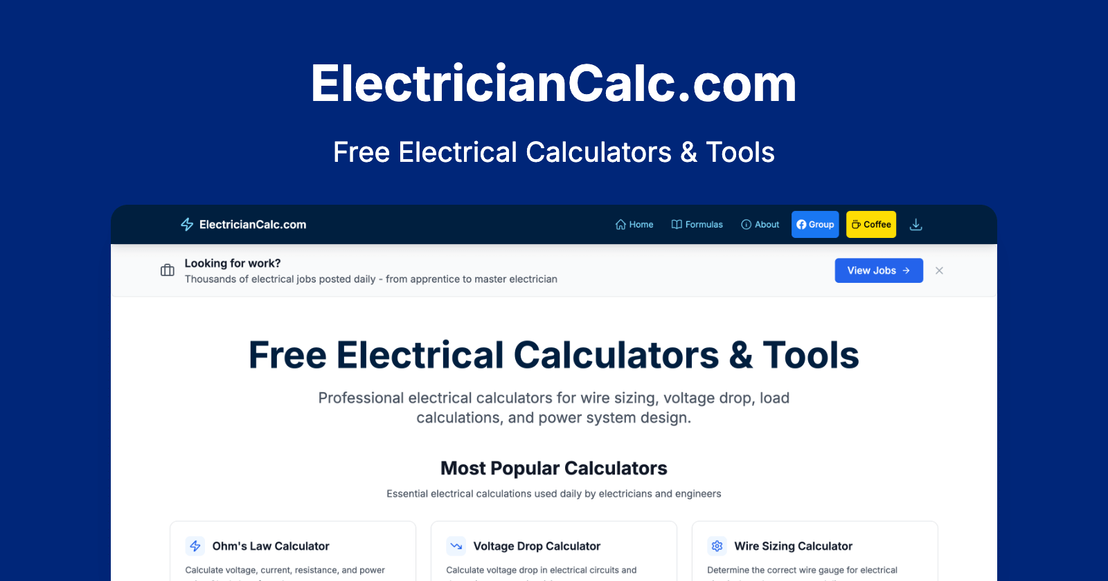 ElectricianCalc.com - Image 1