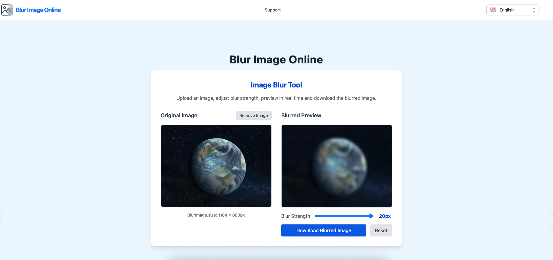 Blur Image Online - Image 1