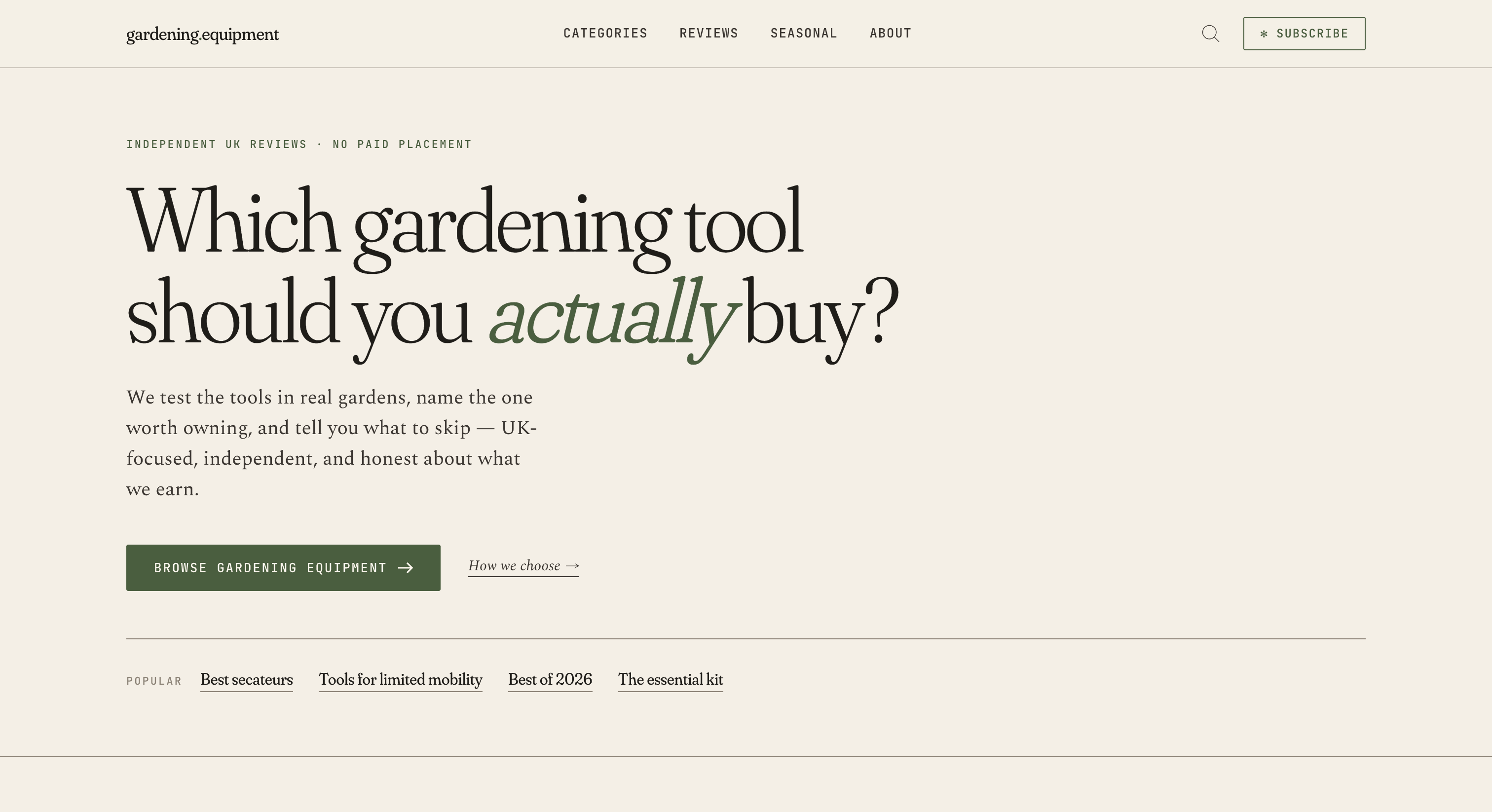 Gardening Equipment - Image 1