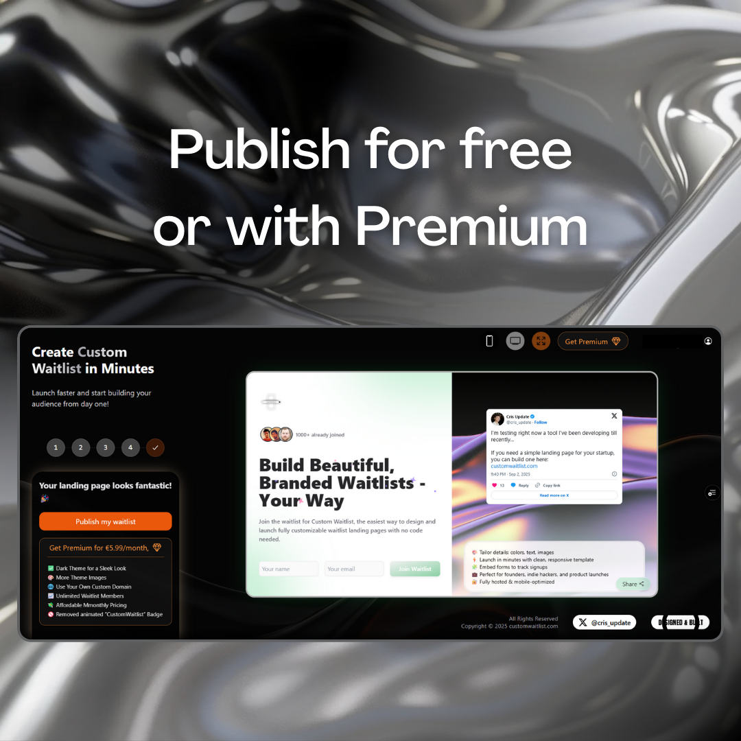Custom Waitlist thumbnail 3
