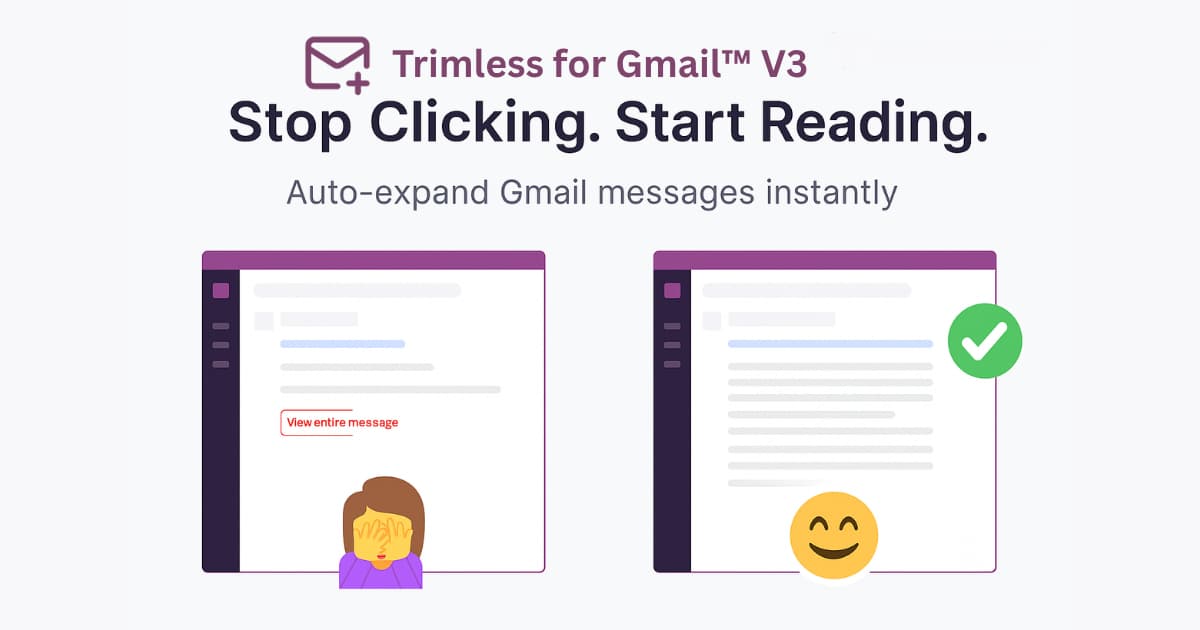 Trimless for Gmail V3 - Image 1
