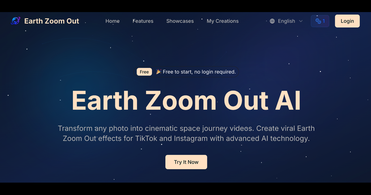 Earth Zoom Out AI - Image 1