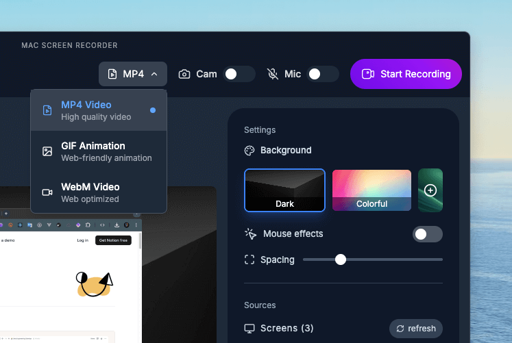 Mac Screen Recorder - Image 1