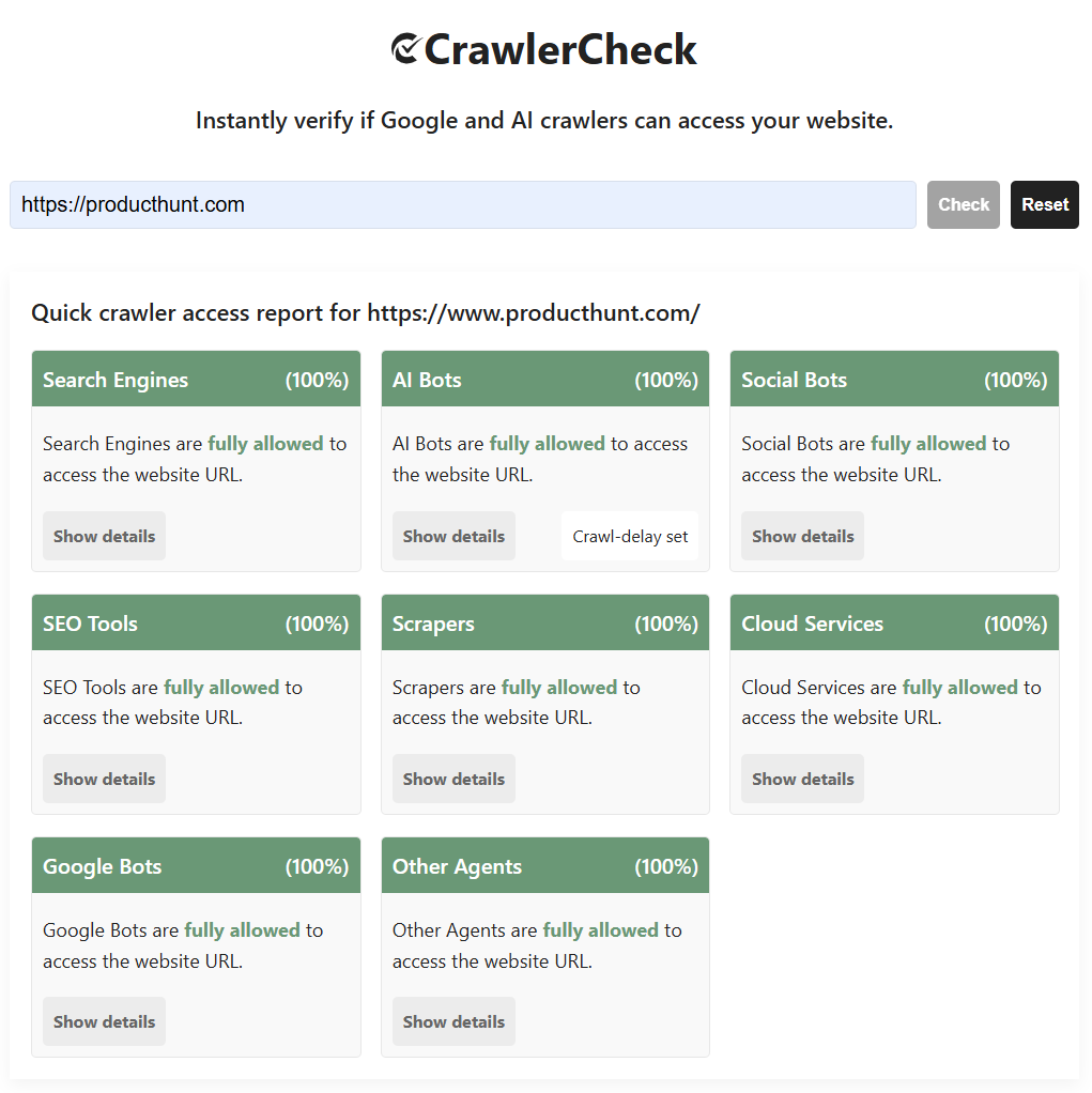 CrawlerCheck - Image 1