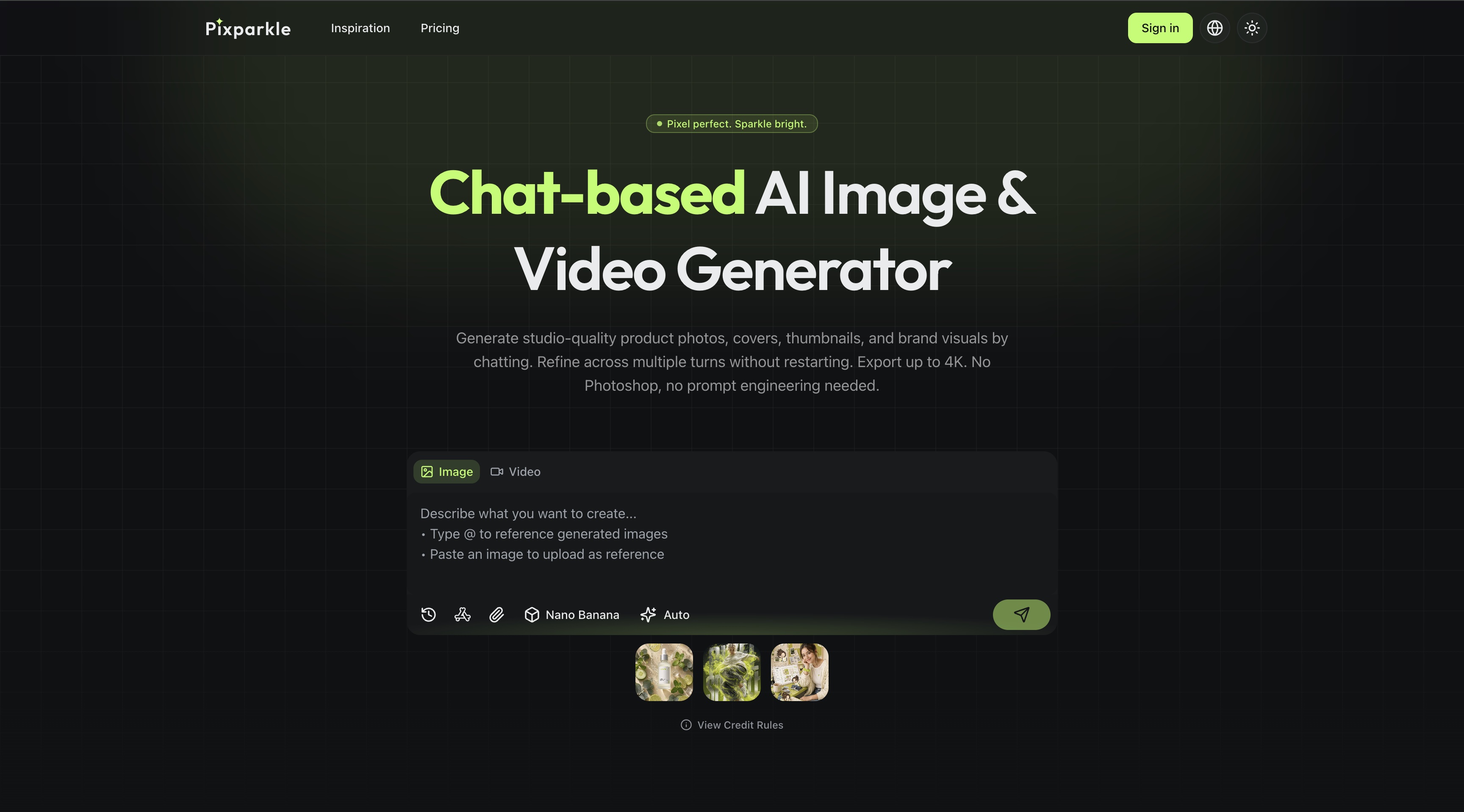 Pixparkle - Chat-based AI Image Generator - Image 1