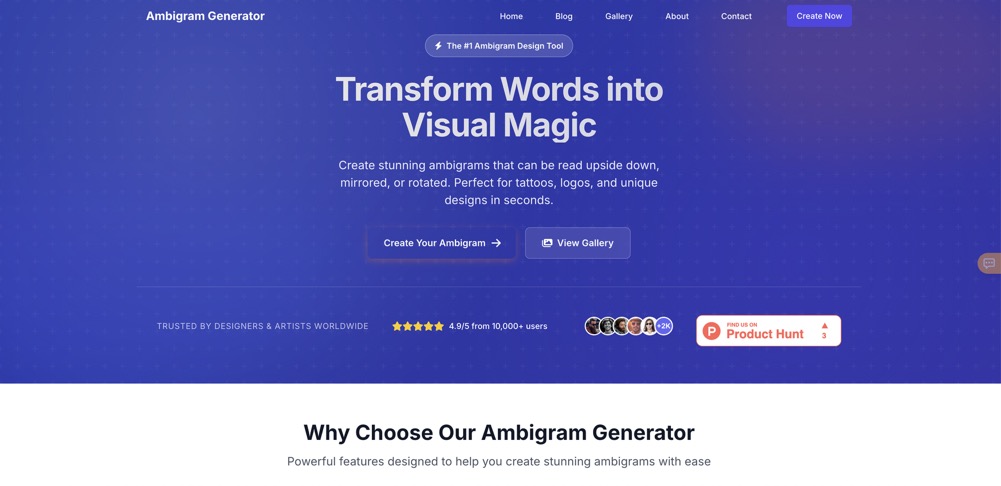 Ambigram Generator Online - Image 1