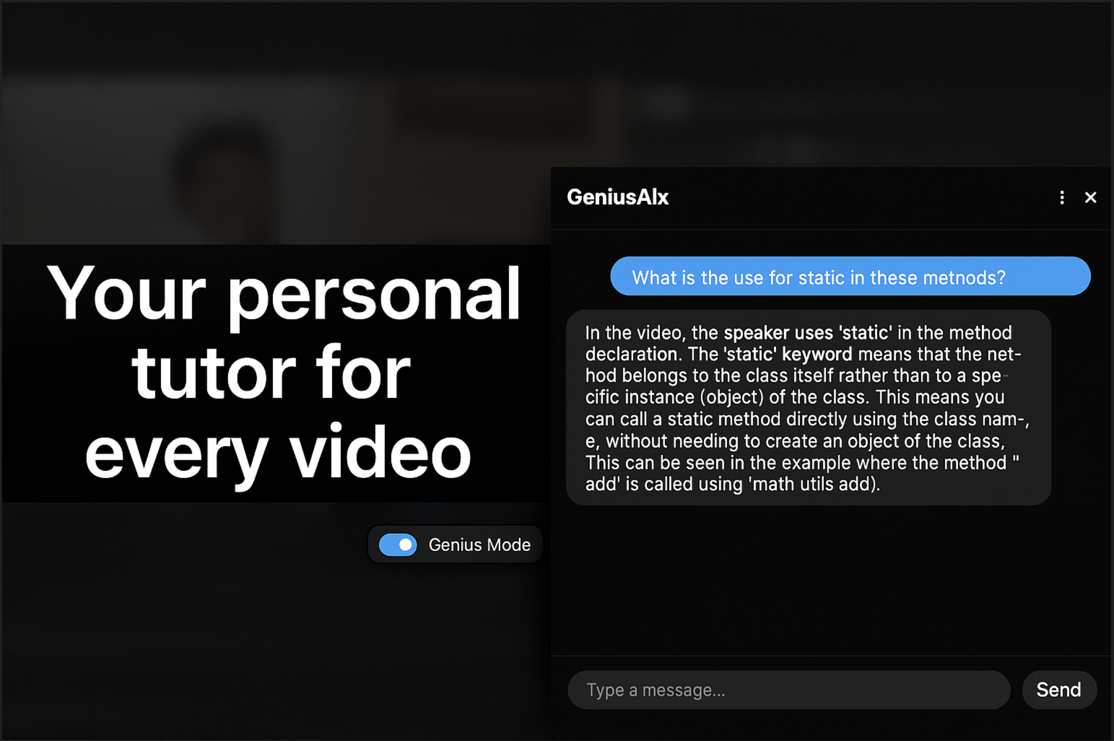 Genius AIx for YouTube: Summarize & Ask thumbnail 3