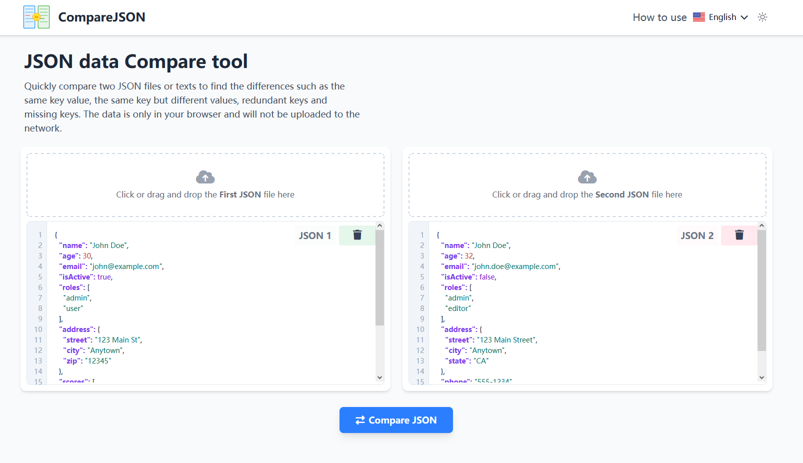 CompareJSON - Image 1