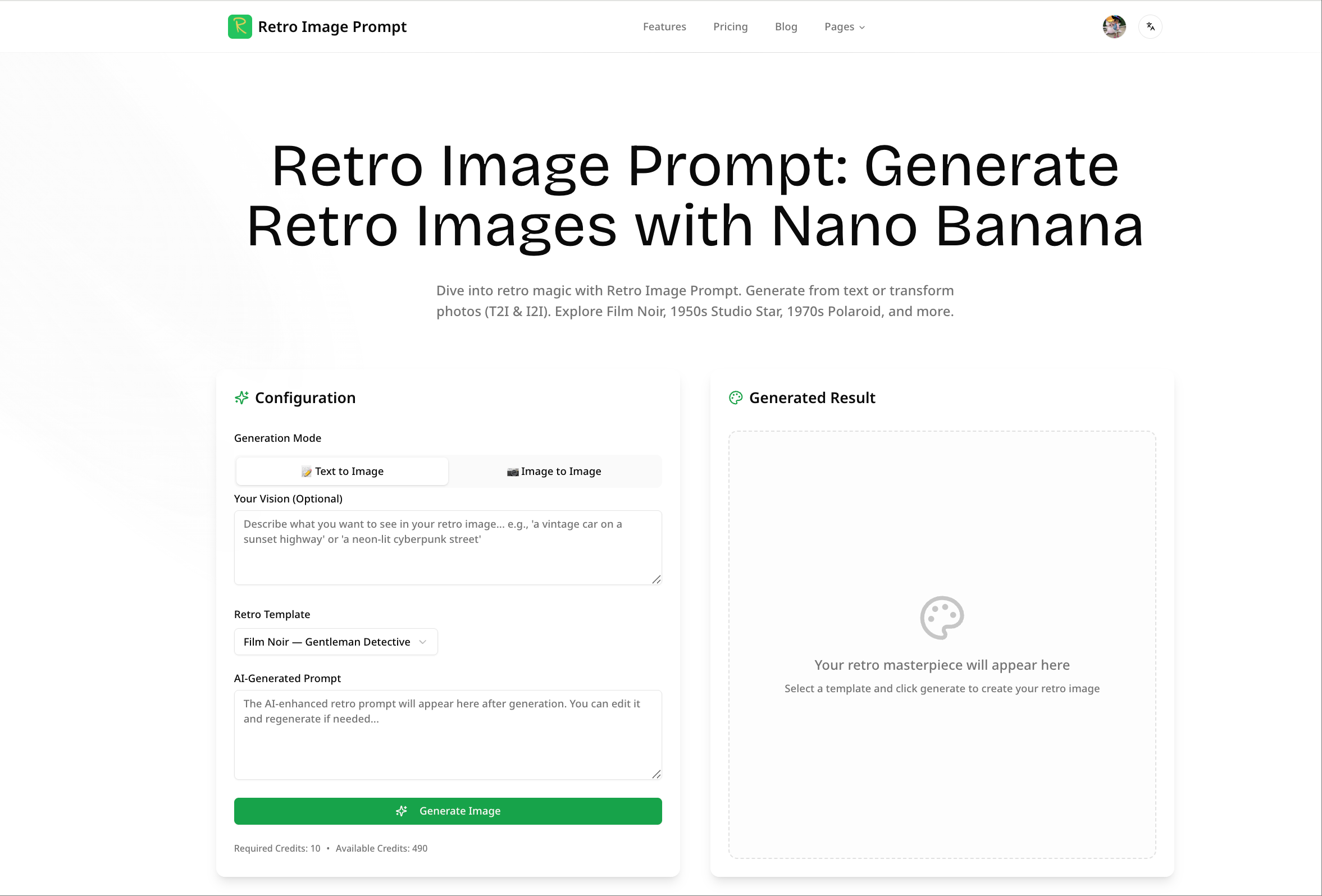 Retro Image Prompt thumbnail 1